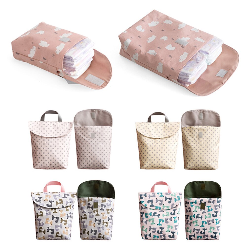 2019 Diapering Toilet Training Packages Mini Waterproof Wet Dry Bag for Baby Infant Cloth Diaper Nappy Pouch Reusable